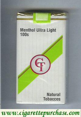 CT Menthol Ultra Light 100s cigarettes